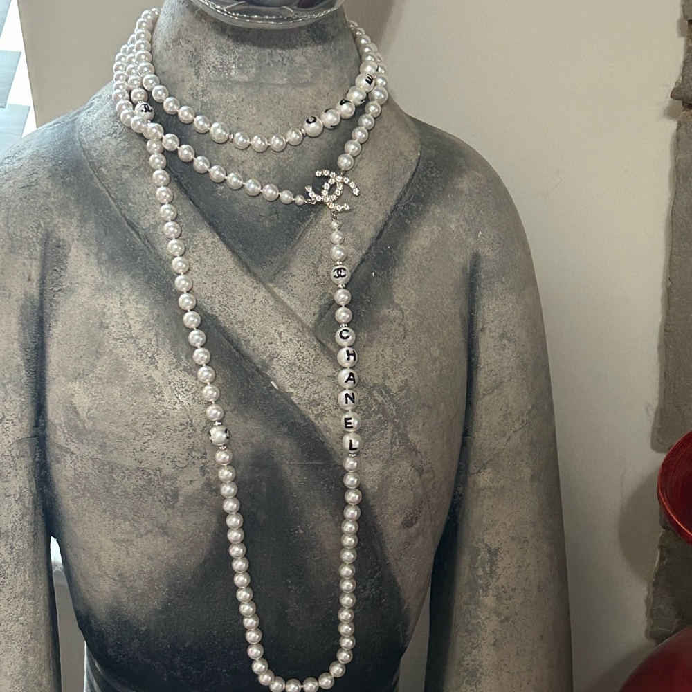 Chanel 42 Inch White Pearl Necklace - Picture 15 of 15